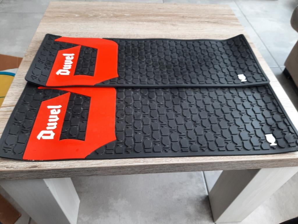 Rubberen toogmatten duvel, Verzamelen, Biermerken, Ophalen of Verzenden, Nieuw, Reclamebord, Plaat of Schild, Duvel
