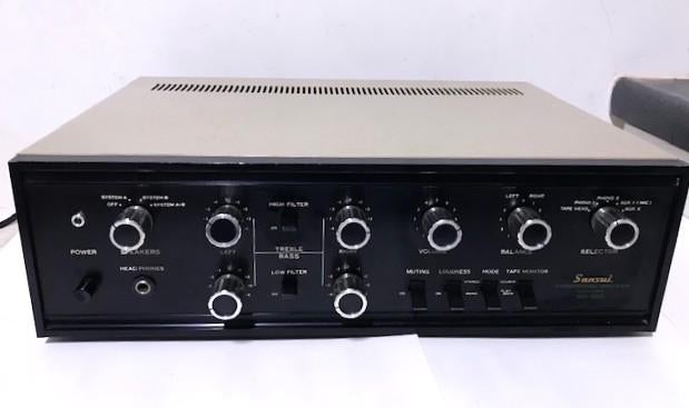 Amplificateur Sansui AU-555 stéréo 😎🔊💑🎶🤗👌, TV, Hi-fi & Vidéo, Enlèvement ou Envoi, Utilisé, Stéréo, Autres marques