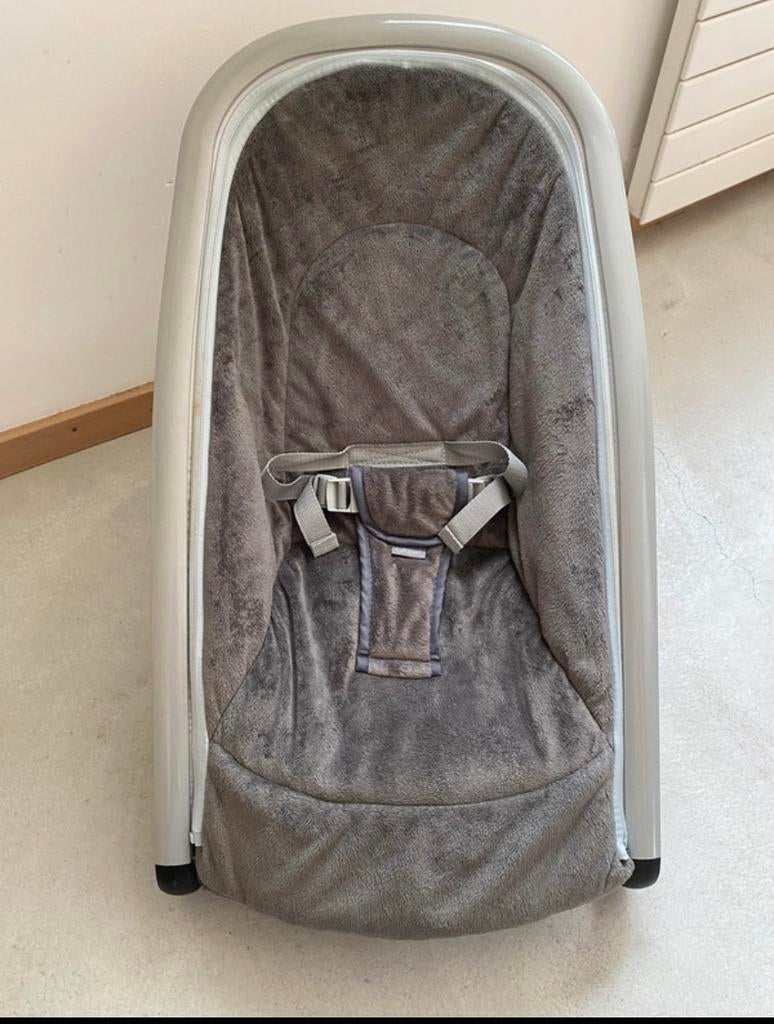 Relax transat balancelle Quax velours gris, Utilisé, Siège de balançoire, Autres marques, Avec ceinture(s)