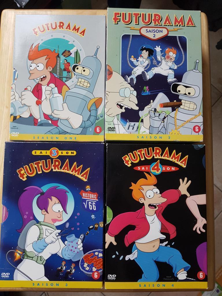 Coffrets DVD Futurama (saisons 1 à 4) => PRIX PAR COFFRET, À partir de 6 ans, Coffret, Science-Fiction et Fantasy, Enlèvement
