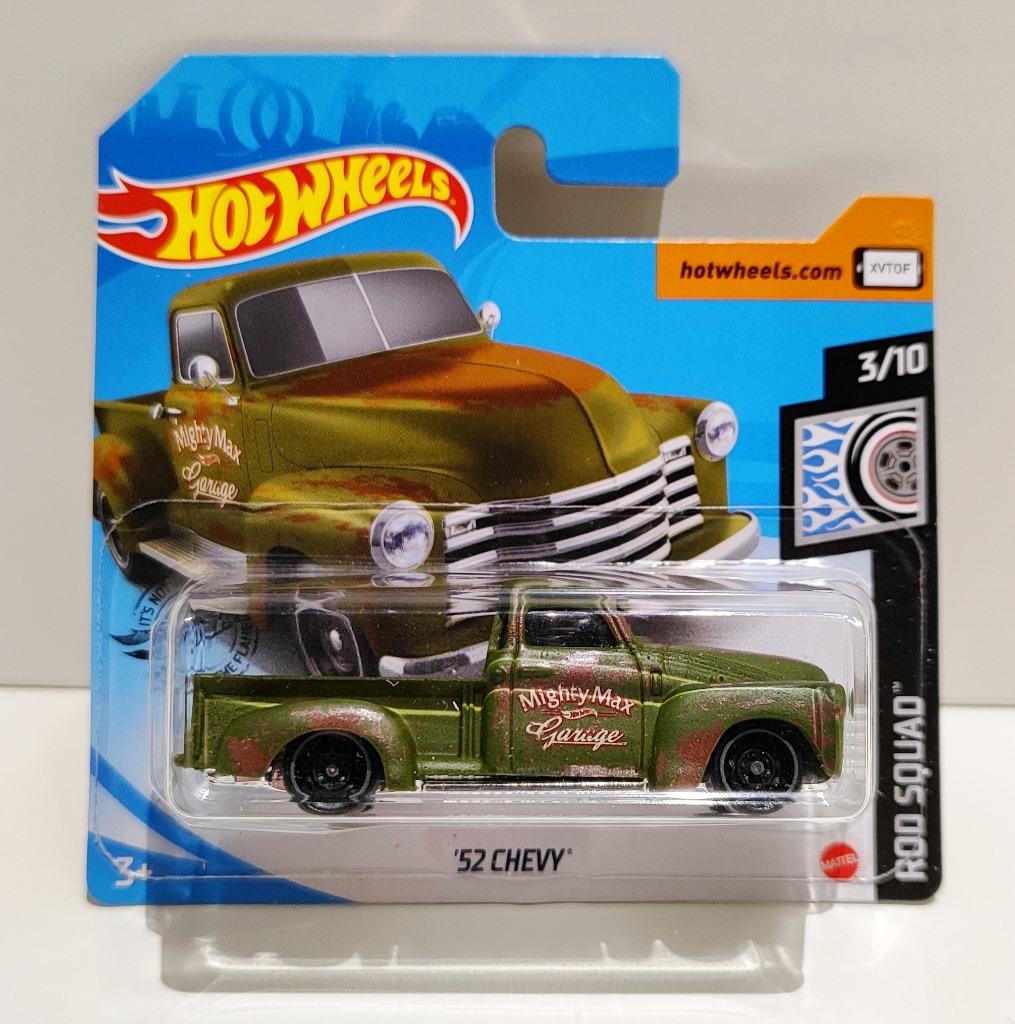 Hot Wheels´52 Chevy Mighty Max Garage Roest LegerGroen(2020), Hobby en Vrije tijd, Modelauto's | Overige schalen, Ophalen of Verzenden