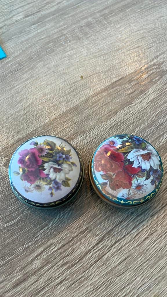 Vintage ringen doosjes pillendoosjes (23/4), Verzamelen, Ophalen of Verzenden, Nieuw, Overige