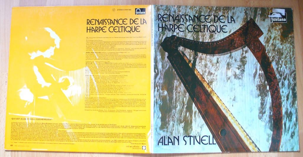 LP ALAN STIVELL RENAISSANCE DE LA HARPE CELTIQUE, Enlèvement ou Envoi, Comme neuf, 12 pouces
