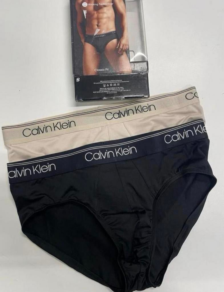 Culotte en microfibre Calvin Klein, Envoi, Noir, Slip