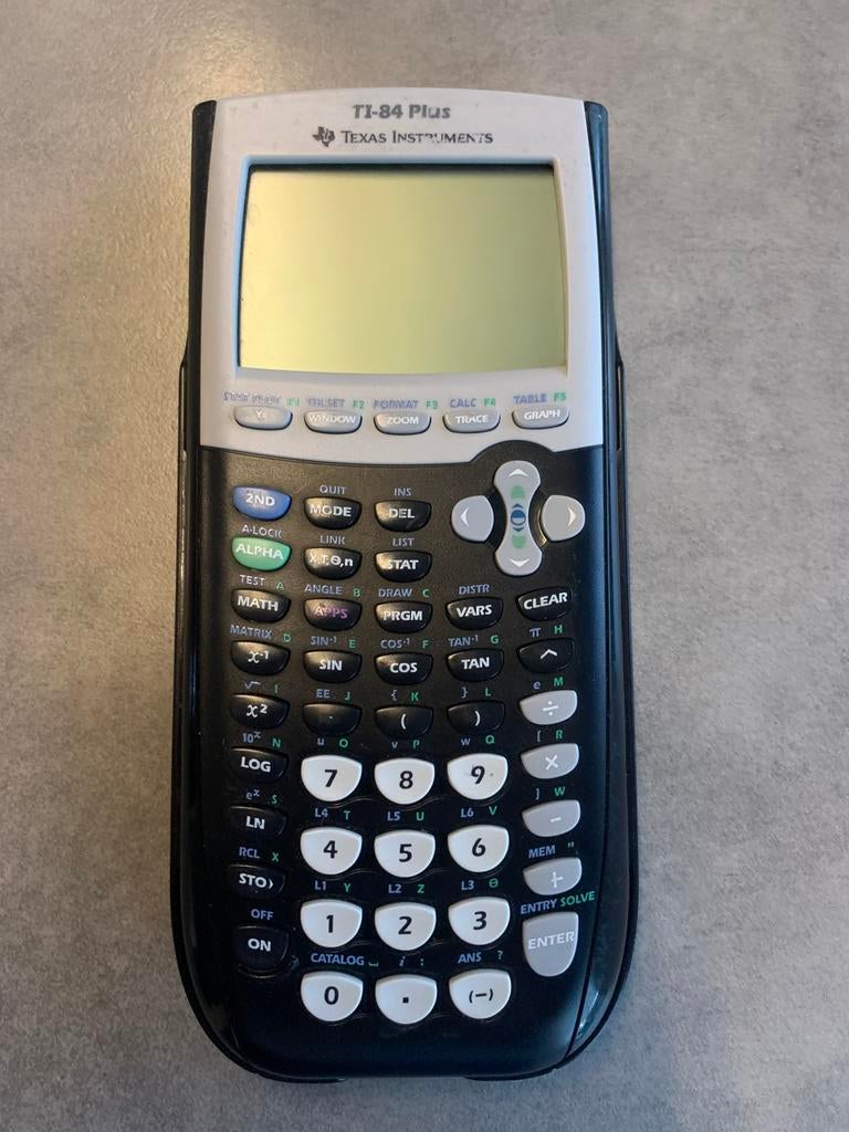 Rekenmachine TI-84 plus, Ophalen of Verzenden, Zo goed als nieuw