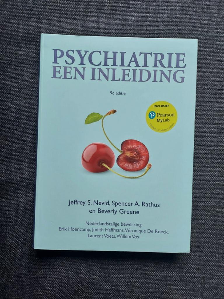 Psychiatrie een inleiding - Jeffrey S. Nevid, Boeken, Studieboeken en Cursussen, Ophalen of Verzenden, Gelezen, Hogeschool, Pearson