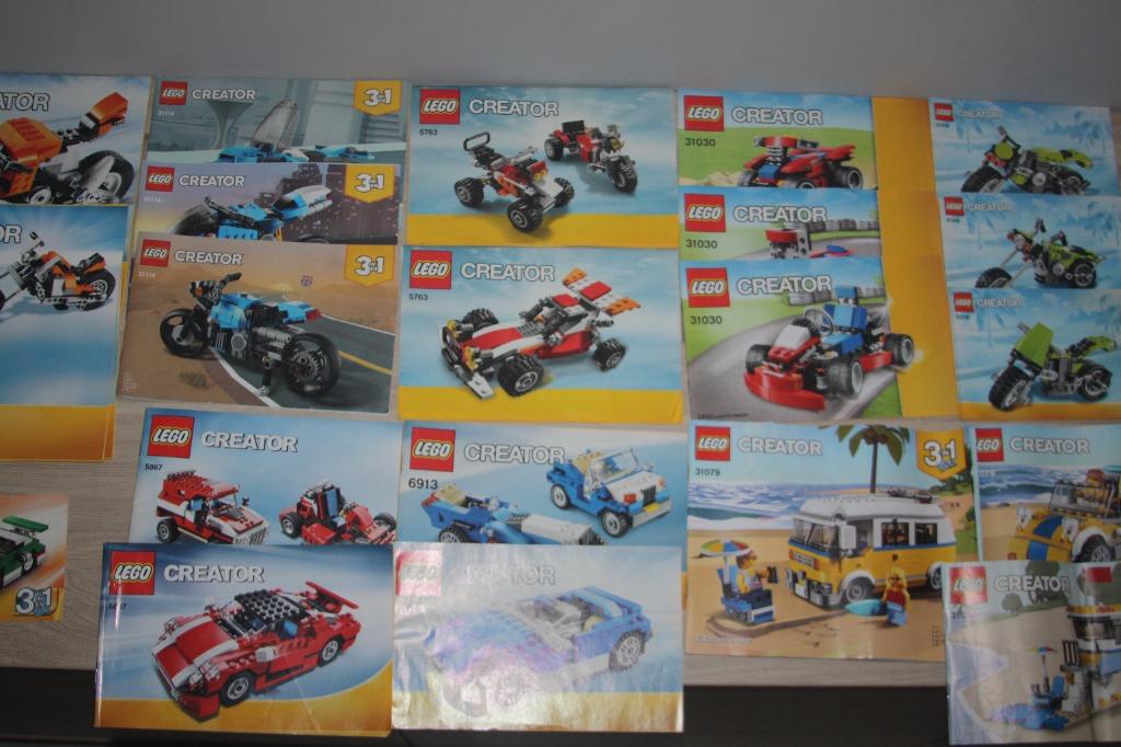 Boekjes Lego Creator , voertuigen , per stuk te koop, Kinderen en Baby's, Speelgoed | Duplo en Lego, Gebruikt, Lego, Ophalen of Verzenden