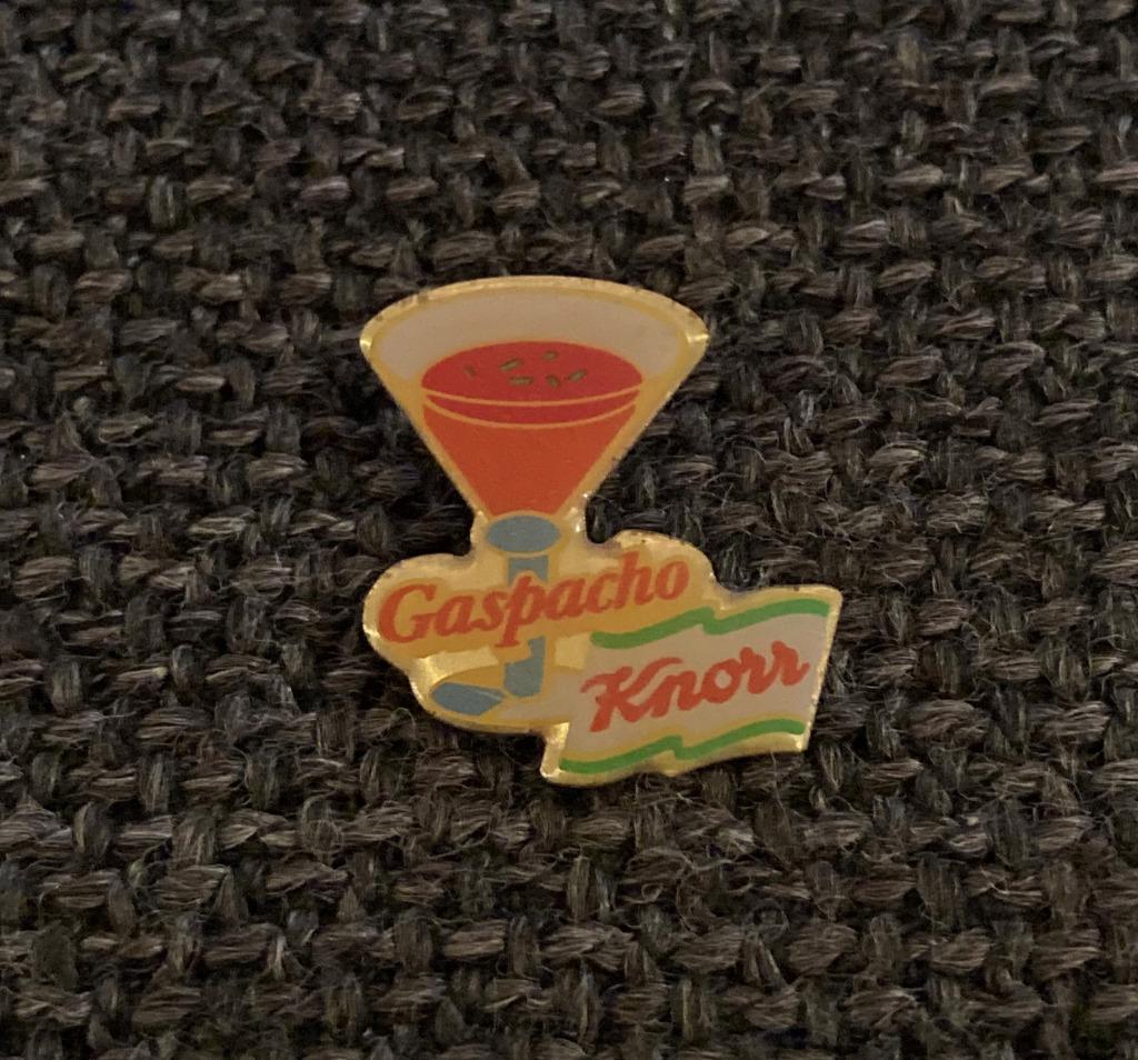 PIN - KNORR - GASPACHO, Verzamelen, Verzenden, Gebruikt, Merk, Speldje of Pin