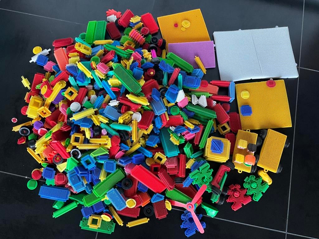 Nopper bouwblokken, Kinderen en Baby's, Ophalen, Gebruikt, Bouwen