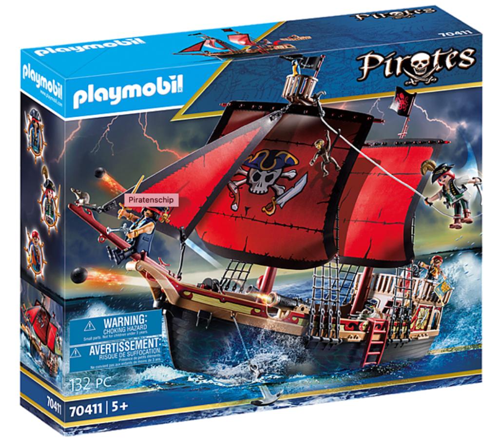 Playmobil - 70411 Piratenship - Nieuw, Enlèvement ou Envoi, Neuf, Ensemble complet