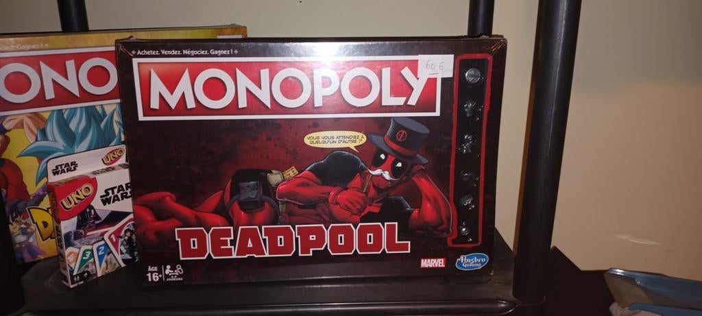 Monopoly Deadpool negen, Ophalen