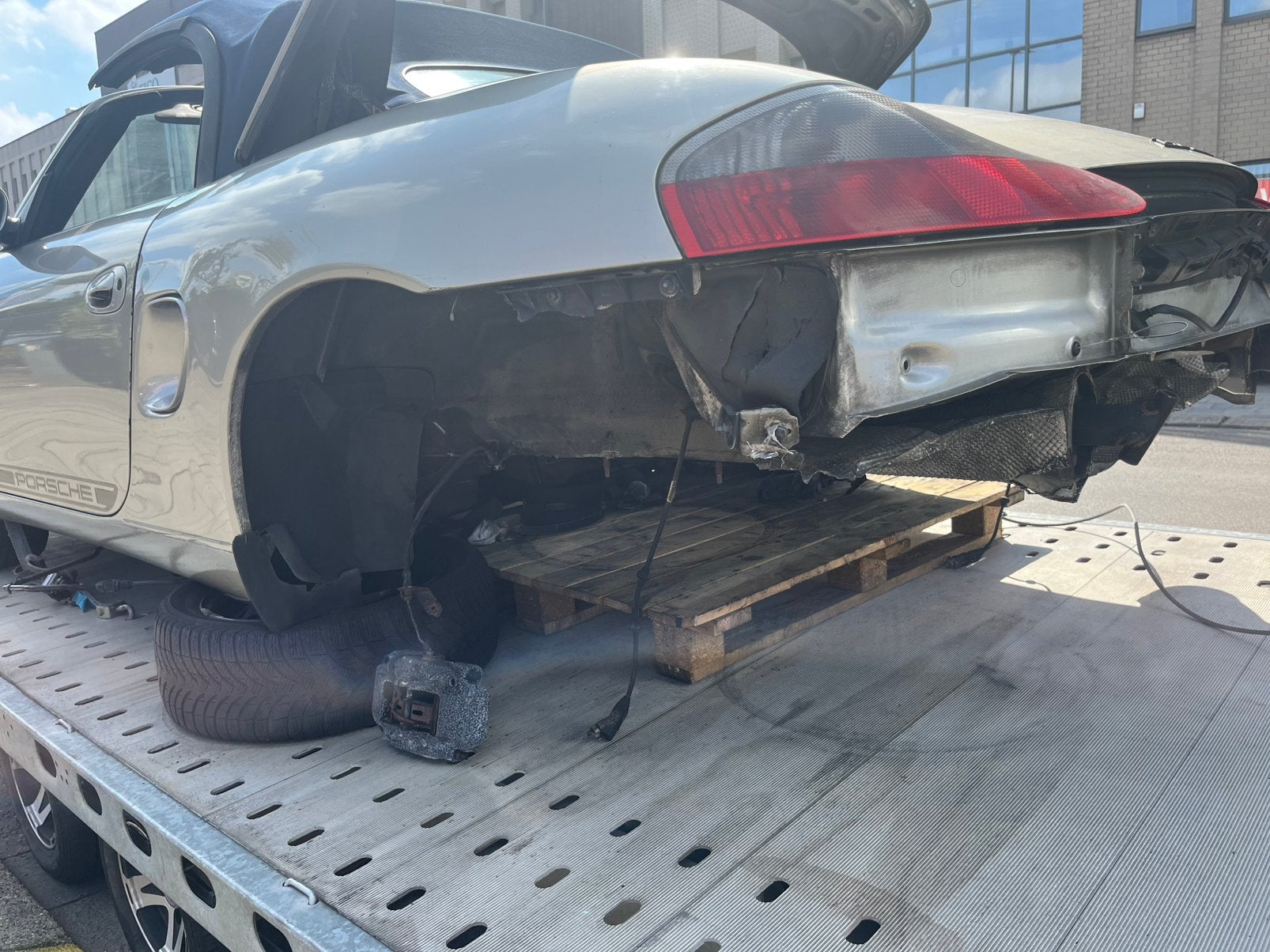 Porsche boxter2.7 project, Auto's, Porsche, Automaat, Cabriolet, Particulier, Zilver of Grijs