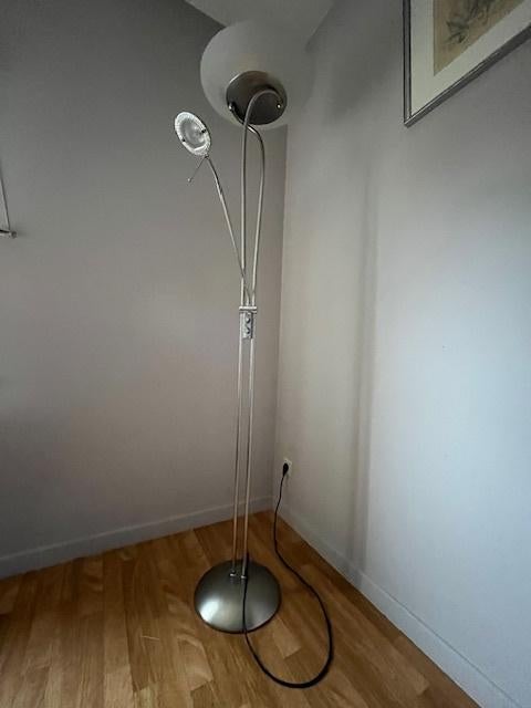 staanlamp : uplighter /leeslamp, Ophalen, Klassiek met een moderne toets, Zo goed als nieuw, Glas