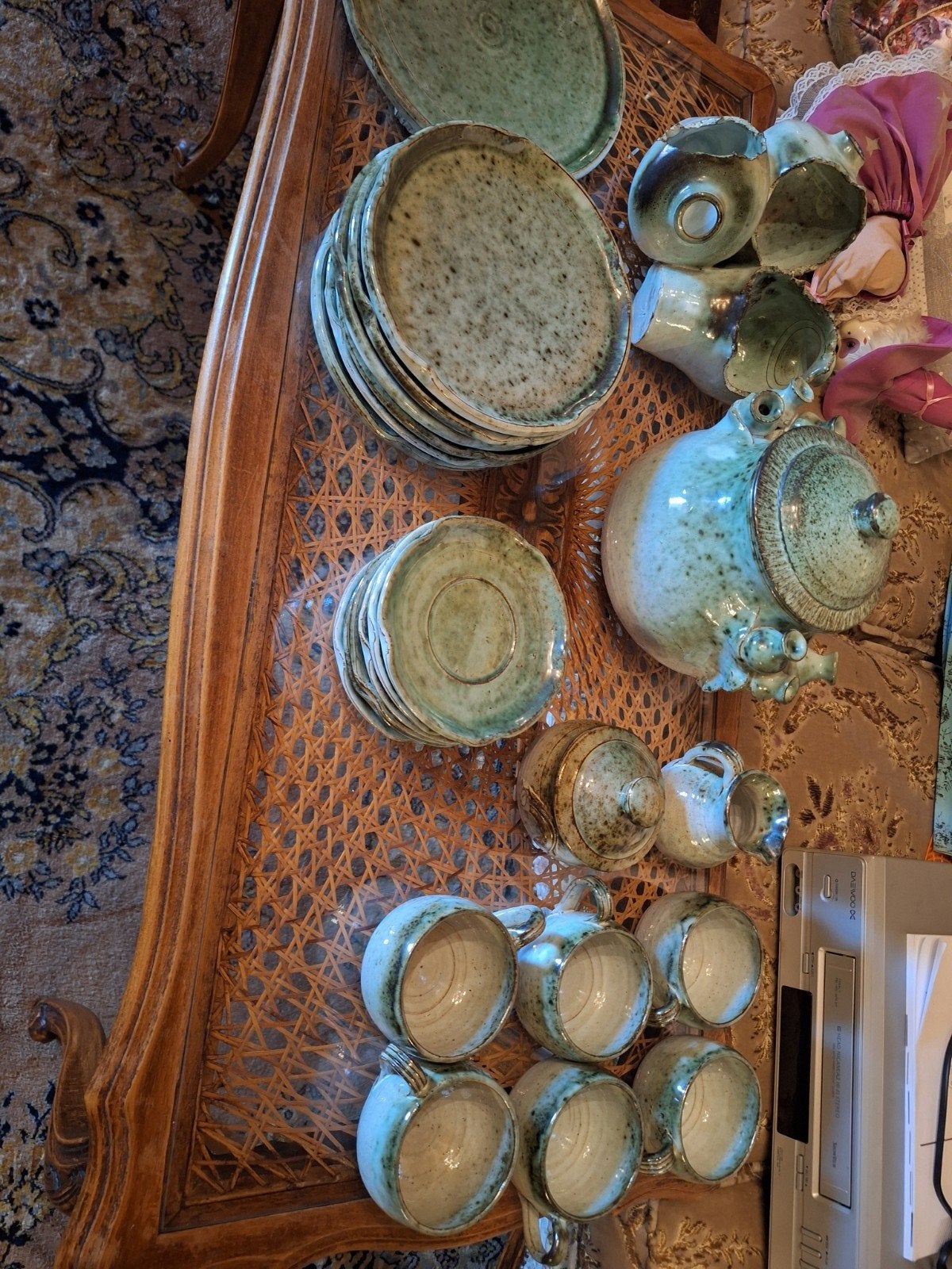 Koffieservies keramiek, Ophalen