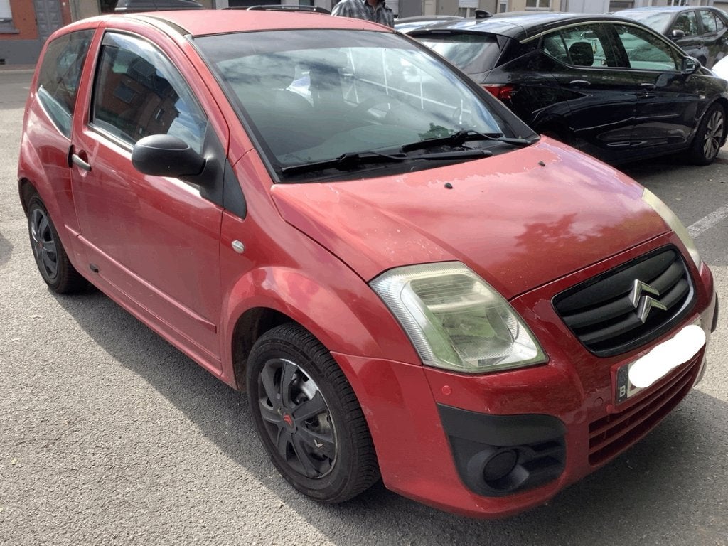 Voiture endommagée Citroën C2 Furio — parcourt 116 000 km, Autos, Citroën, Achat, Entreprise, Boîte manuelle, Noir