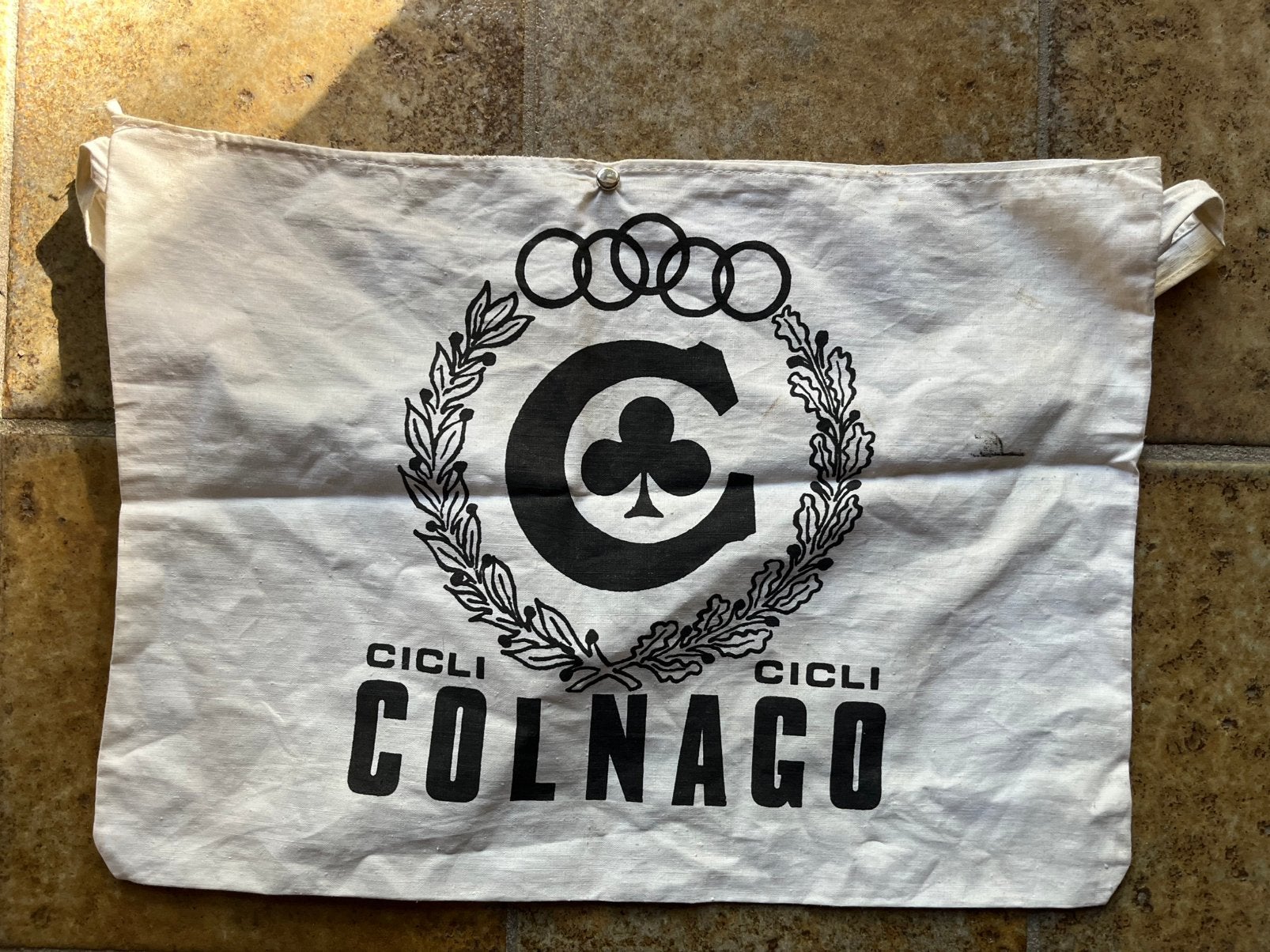 Musette wielrenner Colnago, Ophalen, Gebruikt