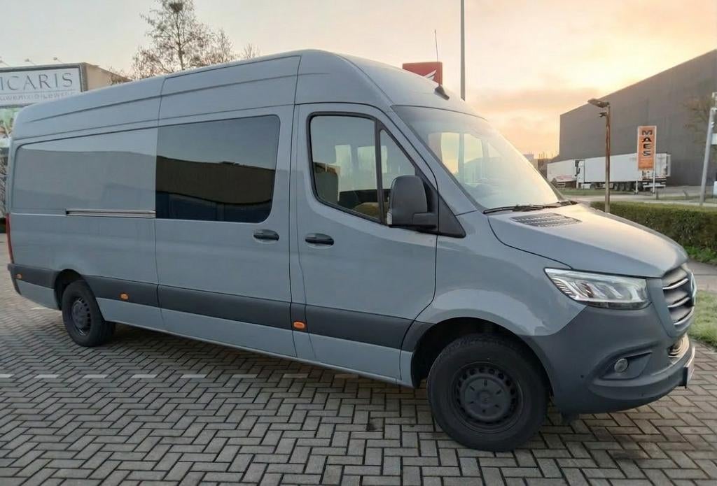 Mercedes sprinter 316 dubbel cabine  inclusief btw, Argent ou Gris, Achat, 6 portes, Automatique