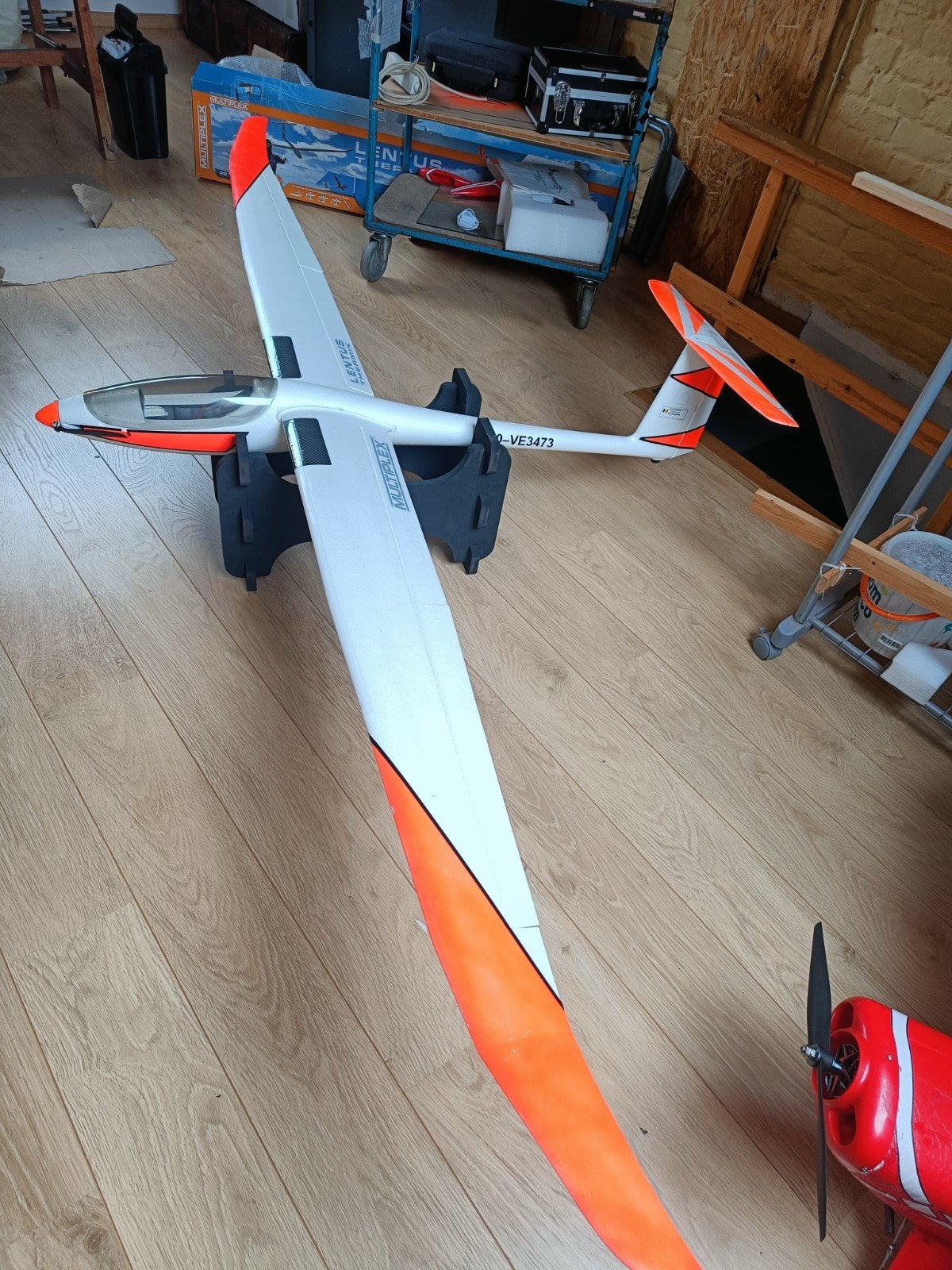 Lentus van multiplex, Ophalen, Zo goed als nieuw, Elektro, RTF (Ready to Fly)