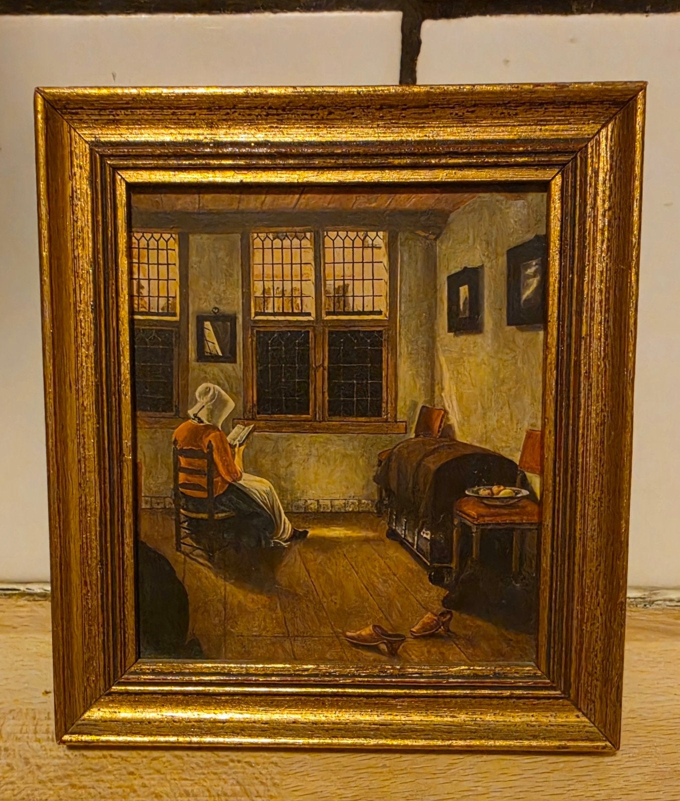 Reading wife de Pieter Janssens Elinga, Antiquités & Art, Enlèvement ou Envoi