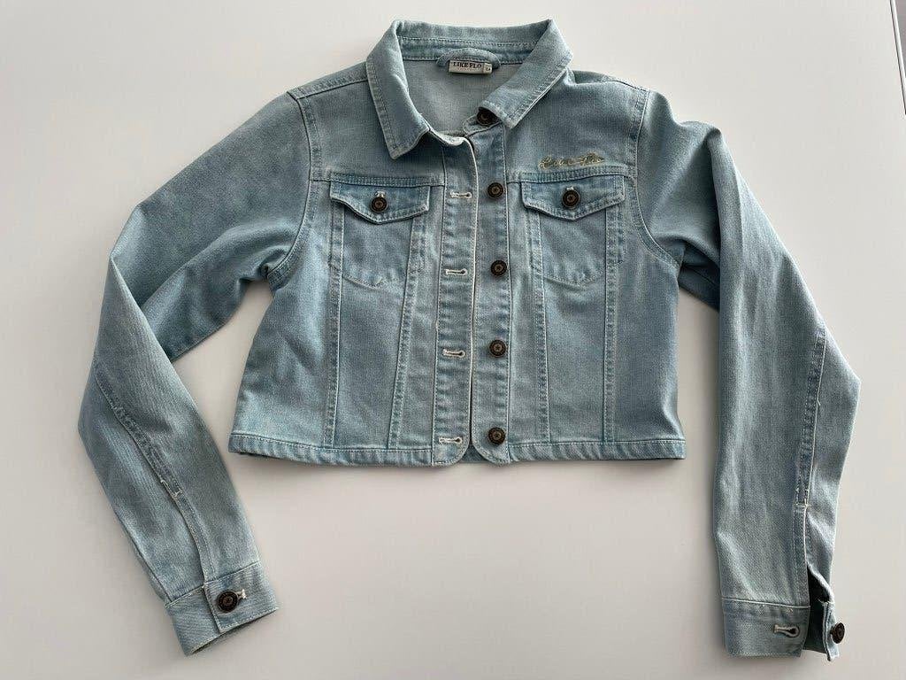 Jeansjas Like Flo- maat 152 (12j), Enfants & Bébés, Vêtements enfant | Taille 152, Neuf, Like Flo, Enlèvement ou Envoi, Fille