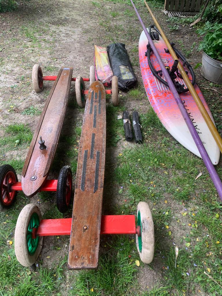 Speedzeilen voor windsurfen, Watersport en Boten, Windsurfen, Ophalen, 250 tot 300 cm, Met vin(nen), Plank