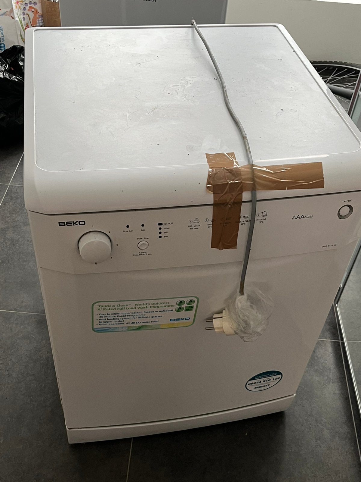 Lave vaisselle, Electroménager, Lave-vaisselle, Enlèvement, Comme neuf
