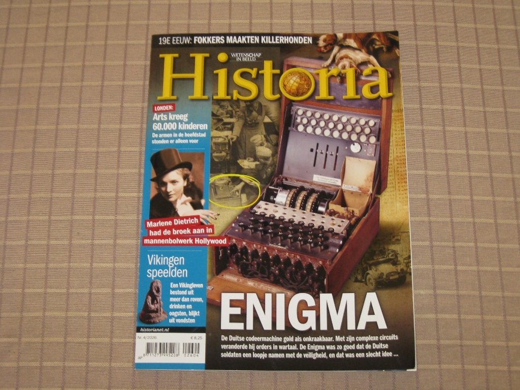 Tijdschrift Historia 04/2026, Ophalen of Verzenden, Tijdschrift