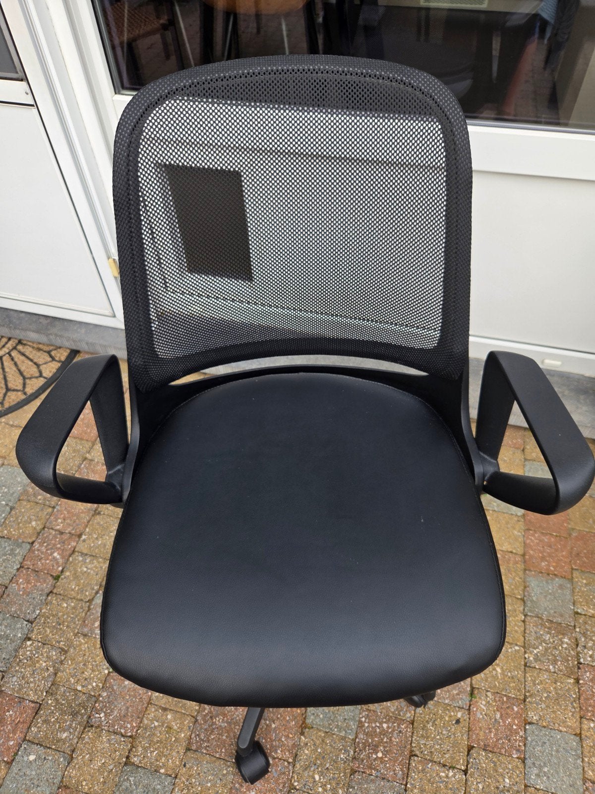 Bureaustoel zwart met armleuningen, Maison & Meubles, Chaises de bureau, Enlèvement, Noir, Chaise de bureau