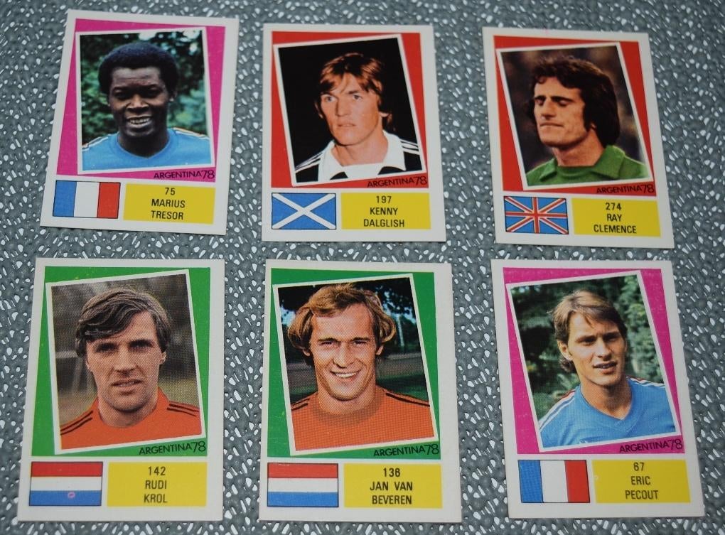 Monty / Argentina 78 / 6 stickers, Verzamelen, Ophalen of Verzenden, Zo goed als nieuw, Poster, Plaatje of Sticker