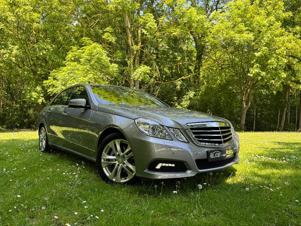 MERCEDES E 200 CDI AVANTGARDE - AUTOMAAT - TOPSTAAT -, Auto's, Mercedes-Benz, Achterwielaandrijving, Beige, 4 cilinders, Leder