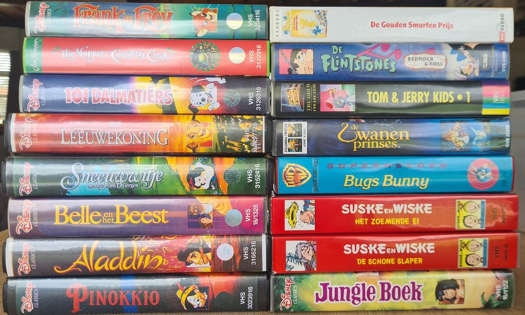 videocassettes kinderen, Cd's en Dvd's, VHS | Kinderen en Jeugd, Ophalen