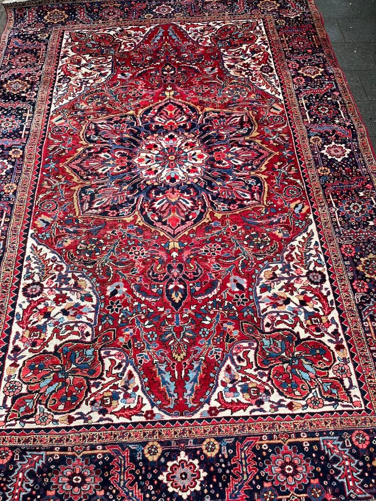 Iraanse handgeknoopte tapijt 235x340, Antiek en Kunst, Ophalen