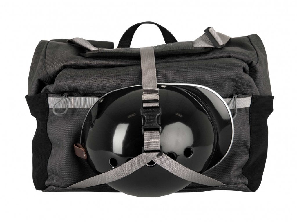 NIEUWE Brompton Borough Roll Top Bag L Donker Grijs € 150,00, Ophalen