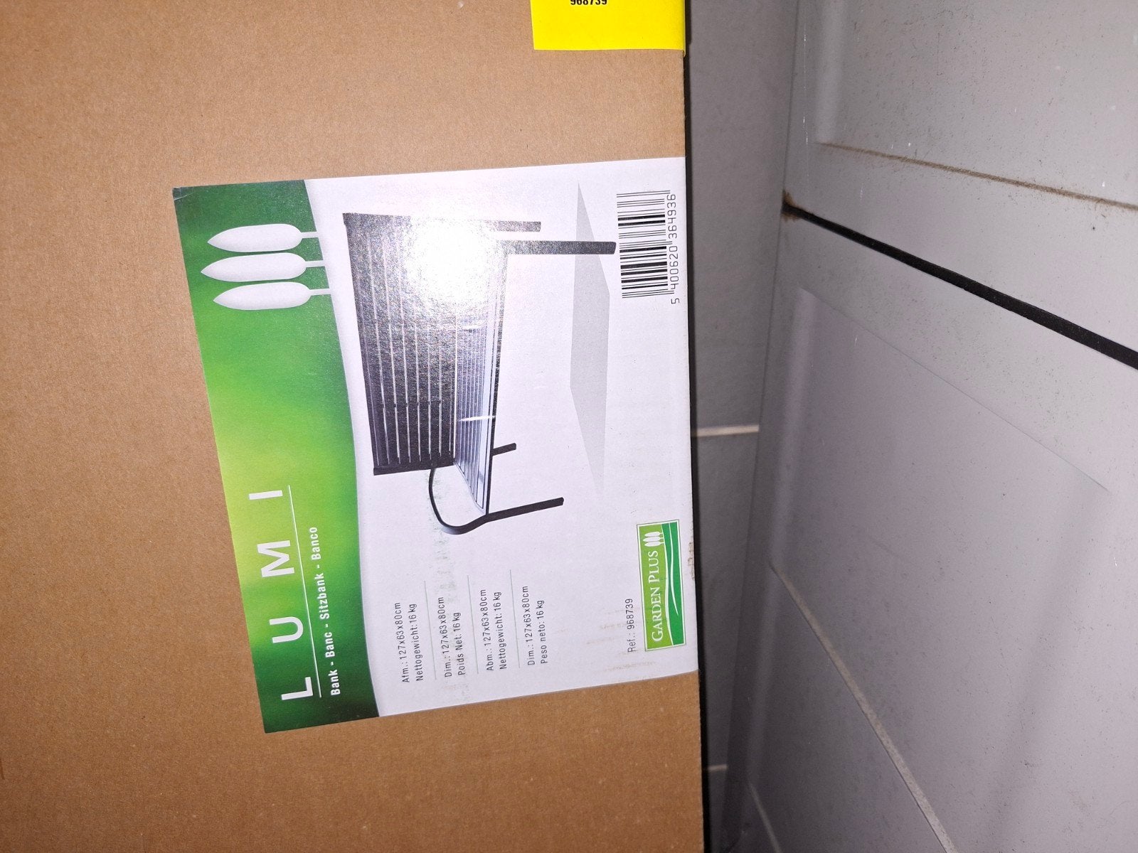 Banc de jardin neuve prix d origine 130 euro, Maison & Meubles, Enlèvement