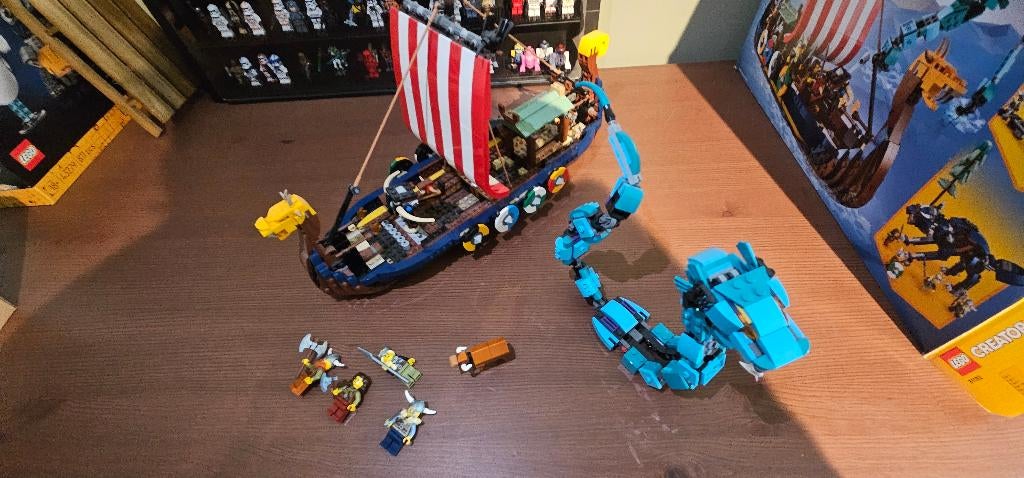 Lego 31132 Vikingship, Lego, Ophalen of Verzenden, Zo goed als nieuw, Compleet