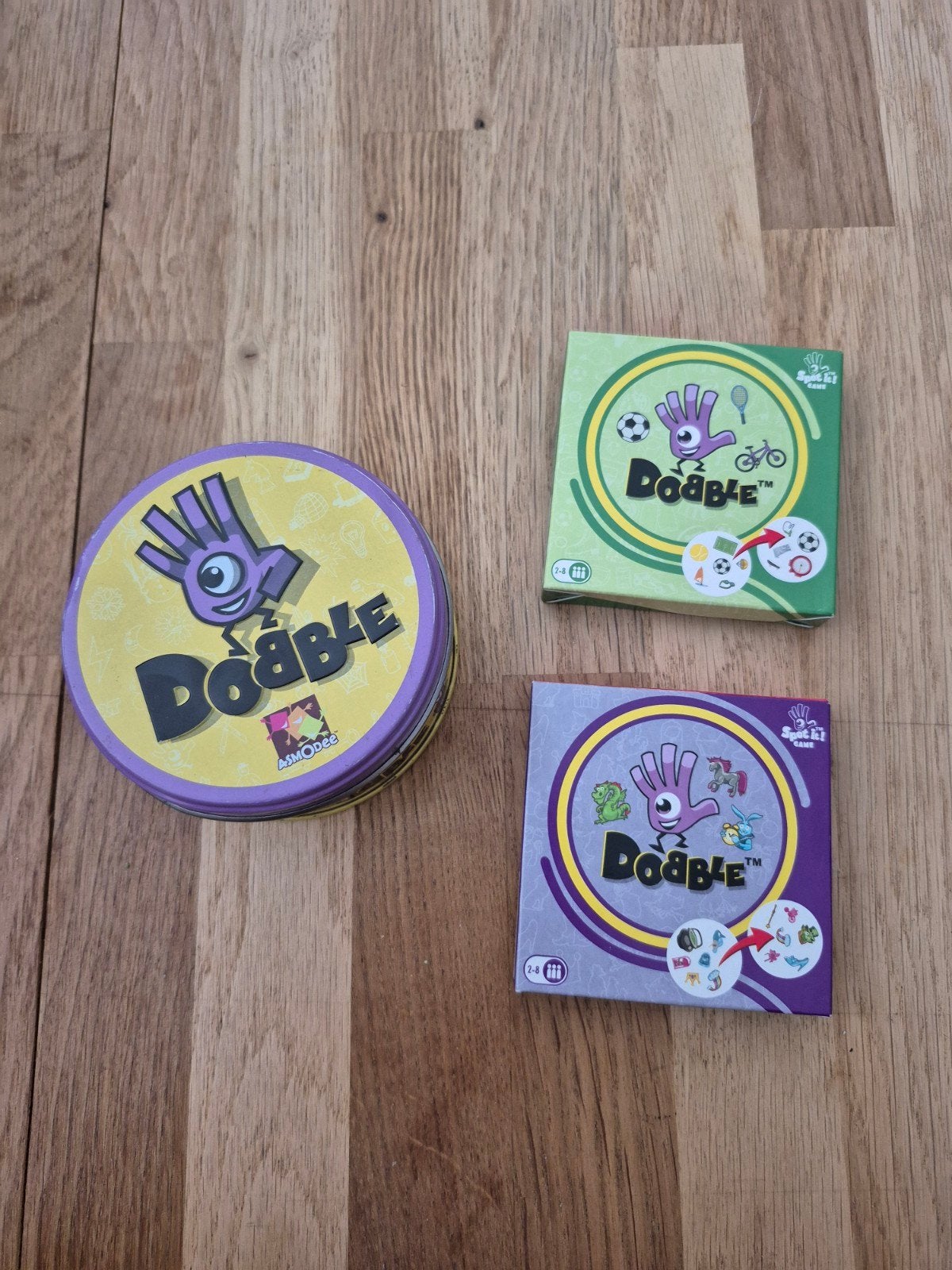 lot de dobble, Kinderen en Baby's, Speelgoed | Overig, Ophalen of Verzenden, Zo goed als nieuw, Jongen of Meisje