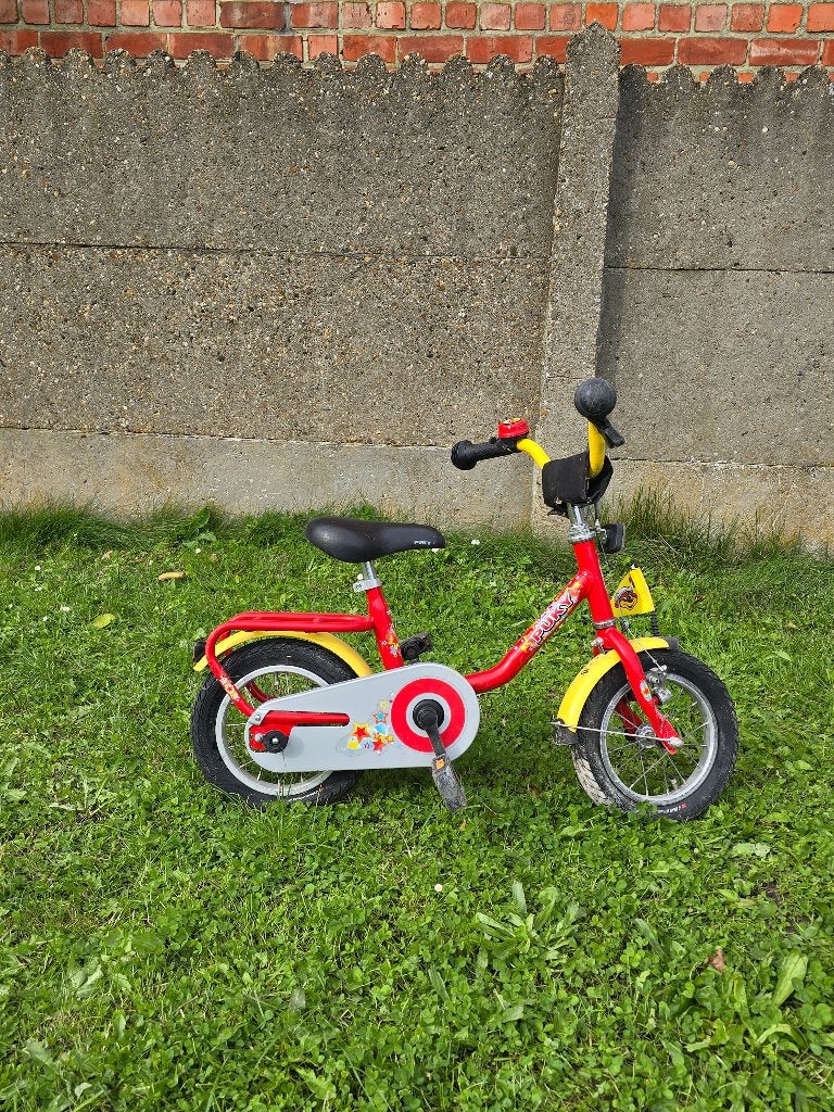 Kinderfiets, Fietsen en Brommers, Ophalen, Zijwieltjes, Gebruikt, Velgrem