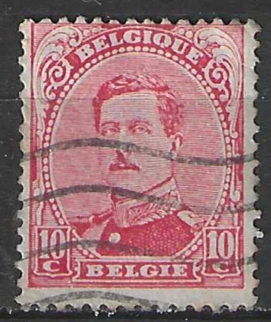 Belgique 1915 - Yvert/OBP 138 - Roi Albert Ier (ST), Timbres & Monnaies, Envoi, Affranchi, Oblitéré, Maison royale