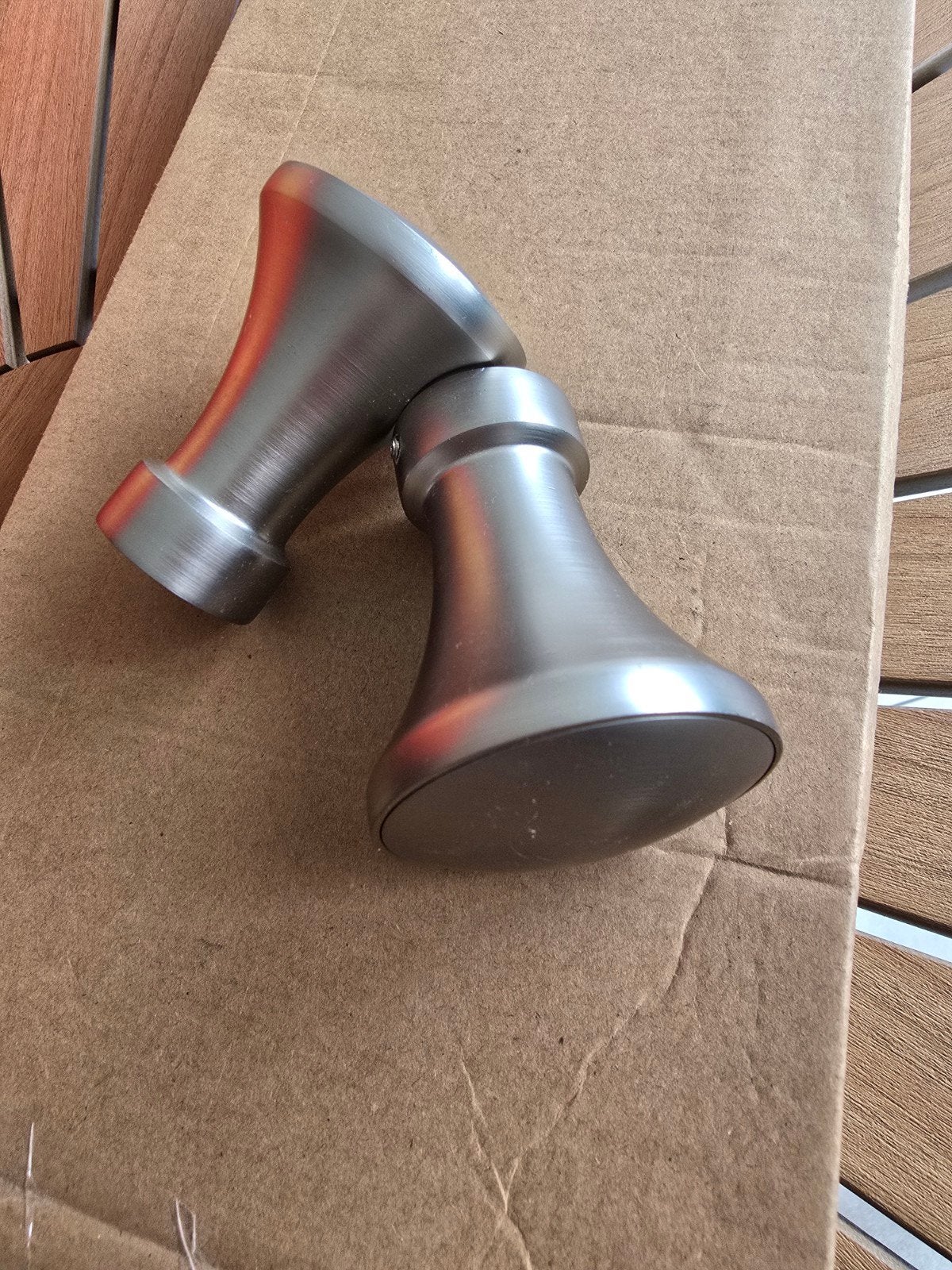 2 embouts pour tringle à rideau, Enlèvement, Utilisé, Métal