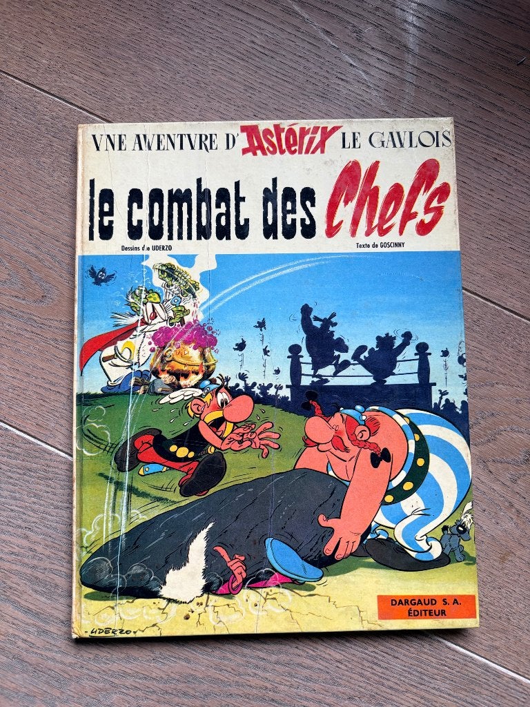 Asterix Le Combat des Chefs, Une BD, Enlèvement, Utilisé, Goscinny - Uderzo
