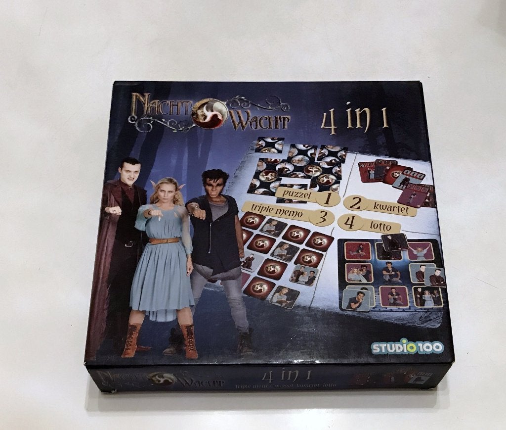 NACHTWACHT: 4 spelletjes (8+), Ophalen of Verzenden