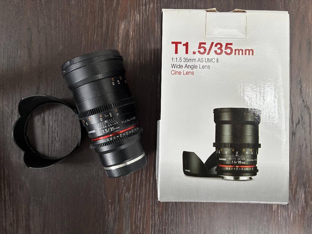 SAMYANG 35mm Monture Sony E, Enlèvement ou Envoi, Comme neuf