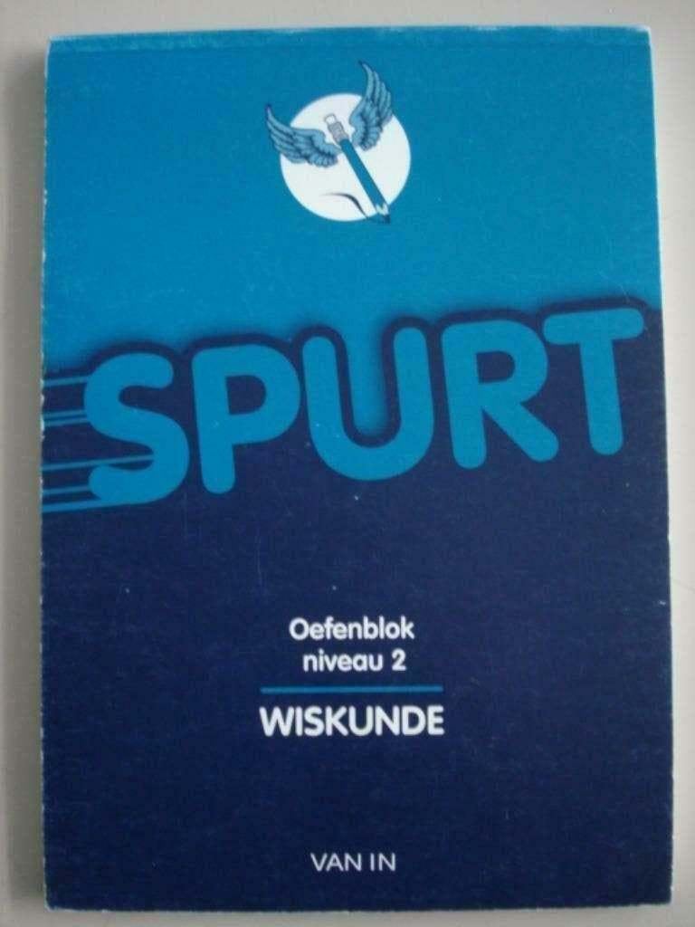 Spurt oefenblok niveau 2 Wiskunde Van In 2013, ASO, Zo goed als nieuw, Evelien Ibens, Wiskunde A