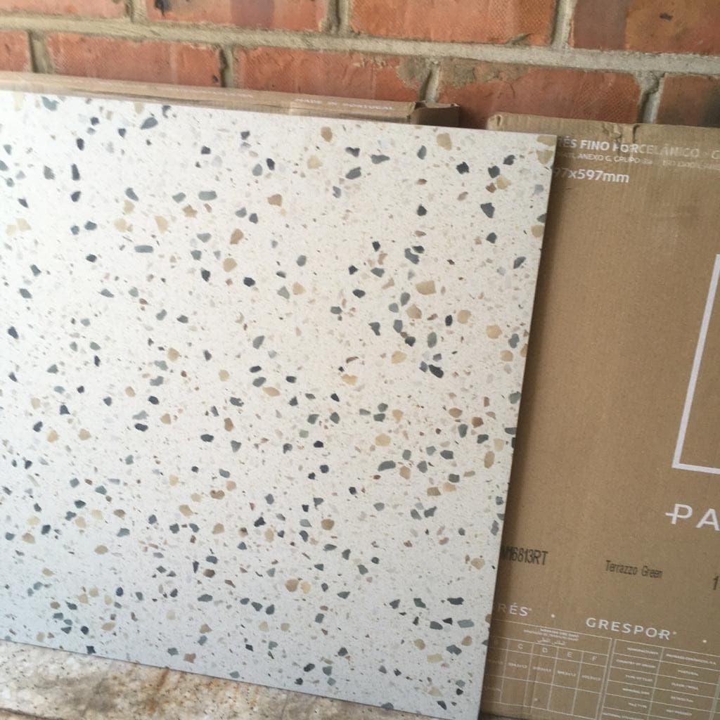 Terrazzo tegels, Ophalen, Nieuw