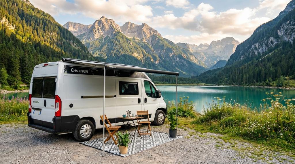 CHAUSSON 2026 (Campervan), Caravans en Kamperen, Mobilhomes, Caméra de recul, Fiat, Chausson, Tot en met 3