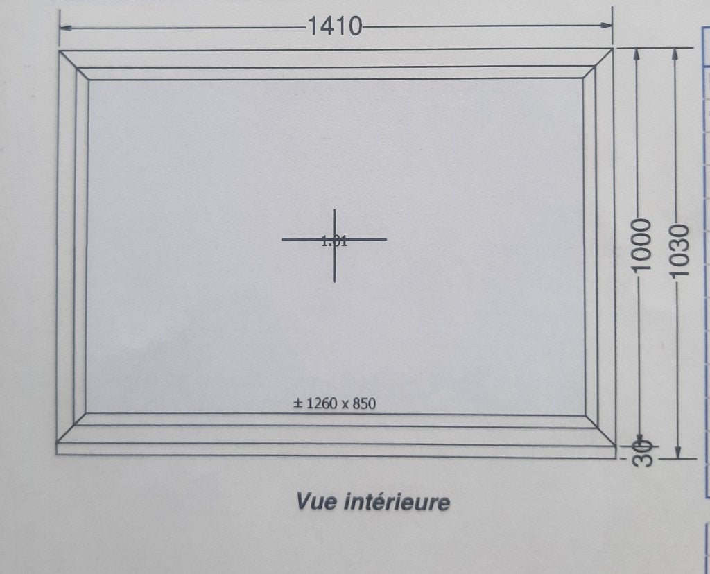 Châssis, Bricolage & Construction, 75 à 150 cm, 75 à 150 cm, Synthétique, Enlèvement