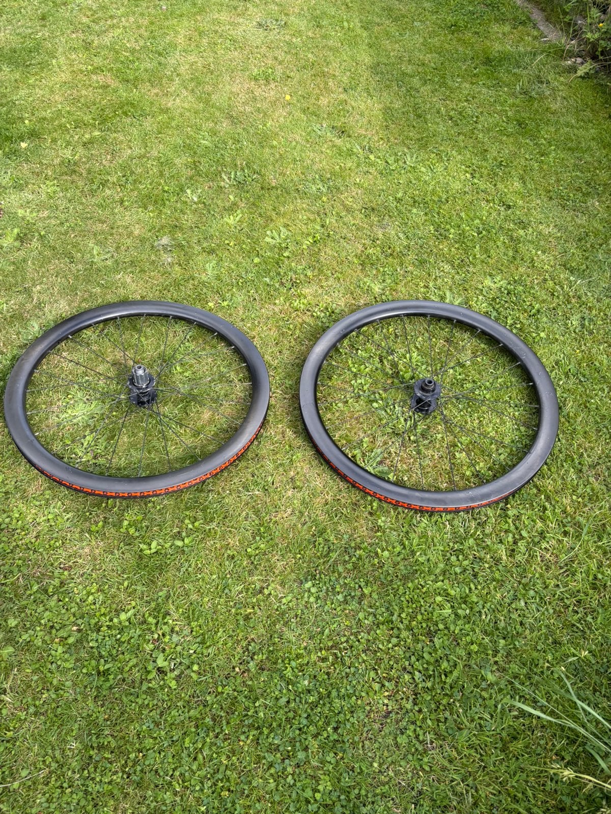 Miche carbon wheelset, 45 mm high, 21 mm internal, Fietsen en Brommers, Fietsonderdelen, Gebruikt, Racefiets, Carbon, Ophalen