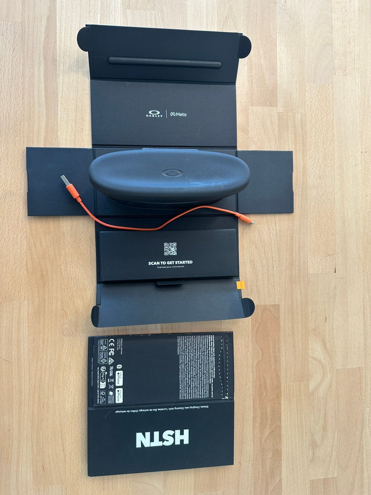 Oakley Meta HSTN clear , photochromic glazen, Ophalen, Zo goed als nieuw, Oakley