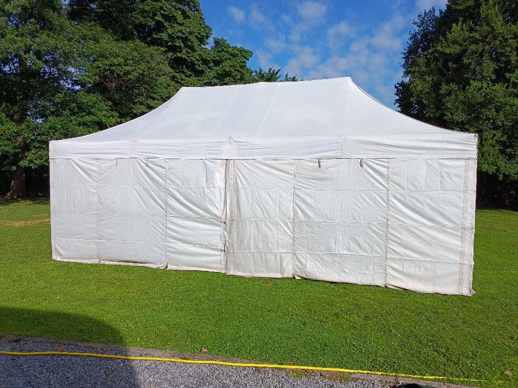 VOUWTENT 8M X 4M    EASY UP TENT, Caravans en Kamperen, Tenten, meer dan 6, Gebruikt, Ophalen