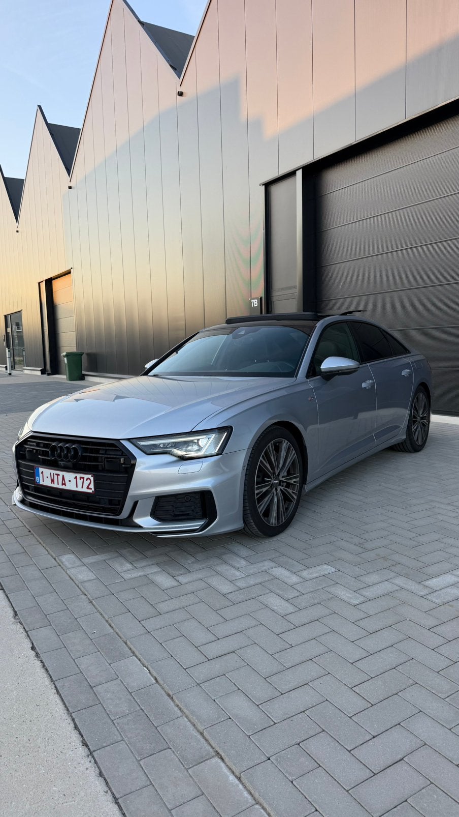 Audi a6 TFSIe Quattro S-line, Auto's, Automaat, Euro 6, Berline, Zilver of Grijs